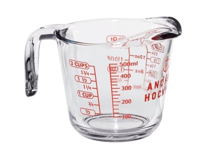 Anchor Hocking 55177OL13 16 Oz Measuring Cup 16 ounces, Clear 