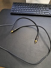 Linn Black RCA Analogue Interconnects 1.2m In Very Good Condition