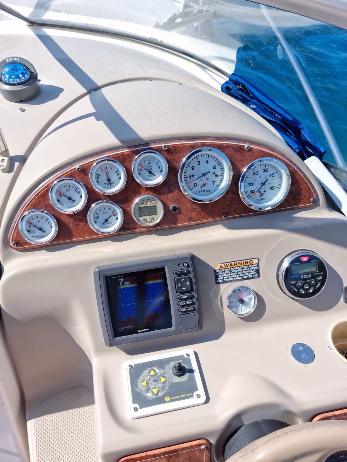 MerCruiser Barca a motore cabinata con motore 350 MAG MPI, GPS Garmin