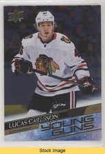 2020-21 Upper Deck Young Guns Silver Foil Lucas Carlsson #212 READ 0u3k