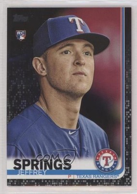 2019 Topps Black 44/67 Jeffrey Springs #605 Rookie RC 1b3