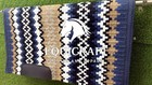 Premium Western Show Saddle Pad - 100% New Zealand Wool Handwoven (All Sizes)