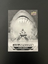 Evgeni Nabokov 2024-25 Upper Deck Extended Series UD Canvas B&W C388