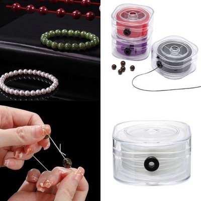 Stretchable Jewelry Thread for Handmade Creation Multiple Color Flat Designs