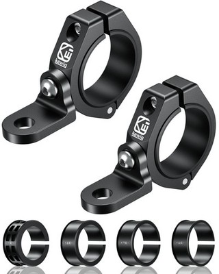 UTV Whip Light Mounts 2PCS Adjustable Aluminum Alloy Roll Bar Clamp
