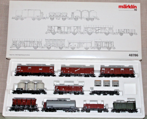 Märklin 48786 Wagen-Set 10 Jahre Wagenfertigung Sonneberg in OVP H0 Rarität | Condition: Neu