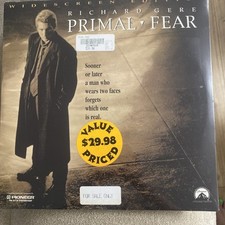 Primal Fear Laserdisc widescreen NEW SEALED