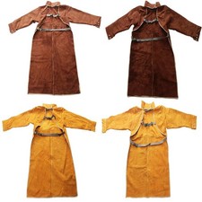 leather Cowhide Welding/BBQ Apron Extra  With Long Sleeves