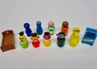 Vintage Fisher Price Little People Sesame Street 9 figures Count Roosevelt Frank
