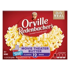 Orville Redenbacher  s Ultimate Butter Popcorn, Microwave Popcorn, 3.29 oz. 12-Ct