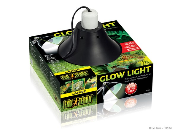 Glow Light Porzellan-Klemmlampe Mit Leuchtenreflektor - GröSse: Ø25Cm-image