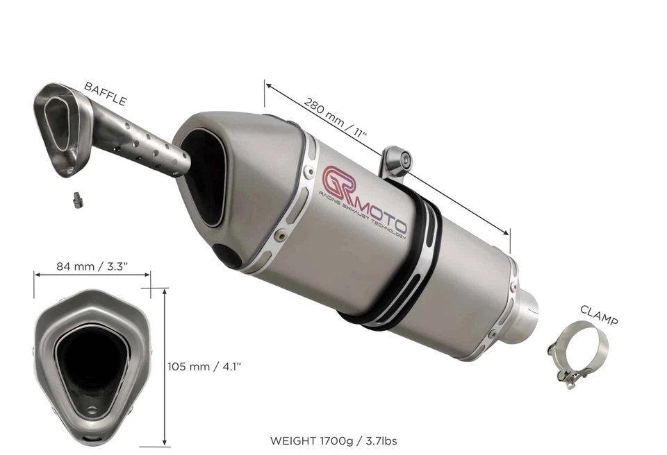 SISTEMA DE ESCAPE COMPLETO HONDA CBR 125 R 2004 - 2010 GRmoto Titanio Foto 4 de 4