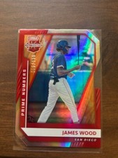 2021 Panini Elite Extra Edition - Prime Numbers B Die-Cut #62 James Wood 105/156