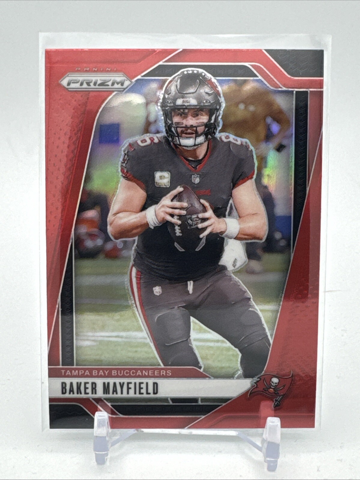 2024 Panini Prizm Baker Mayfield Red Prizm SSP Tampa Bay Buccaneers