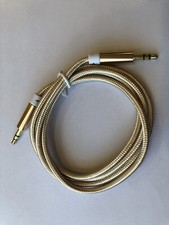Audio 3.5mm Cable Male to Male Stereo Speaker iPad Car iphone AUX HeadPhone Gold