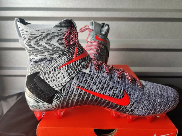 Size 11 - Nike Alpha Menace Elite 2 Grey Bright Crimson for sale online | eBay