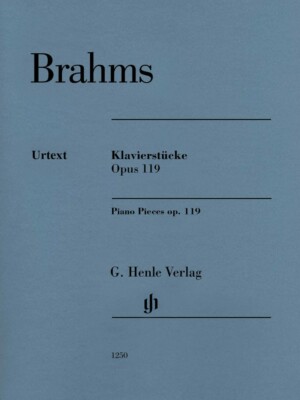 Brahms Piano Pieces Op 119 Revised Edition Sheet Music Book NEW 051481250