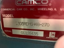 HEAVY DUTY 1305 CAMCO INDEXING DRIVE, 6-STATION WITH BRAKE and CLUTCH SYSTEM