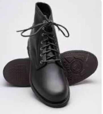 1883 Wolverine Kilometer II Black Leather Boots Men\'s 7.5 M Vibram Sole 1883 WOLVERINE KILOMETER ll MENS BOOT BLACK | eBay main image 3