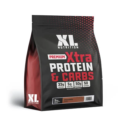 XL Nutrition Protein & Carbs Added Vitamins and Minerals | Creatine | 5kg