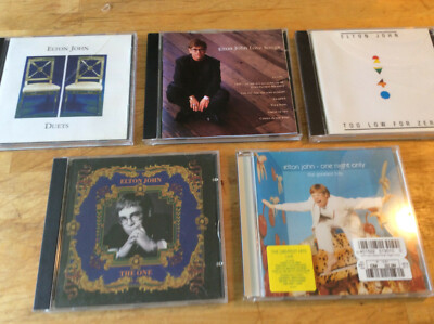 Elton John [5 CD Alben] Duets Love Songs Too Low for Zero ONE One Night Only 