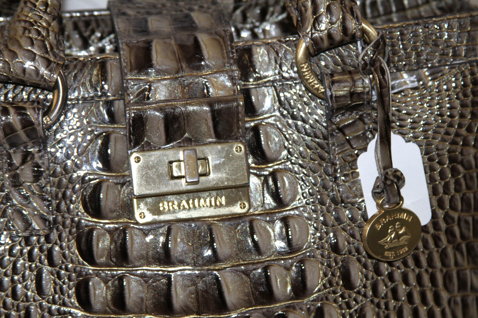 Brahmin Annabelle Melbourne Leather Satchel | eBay