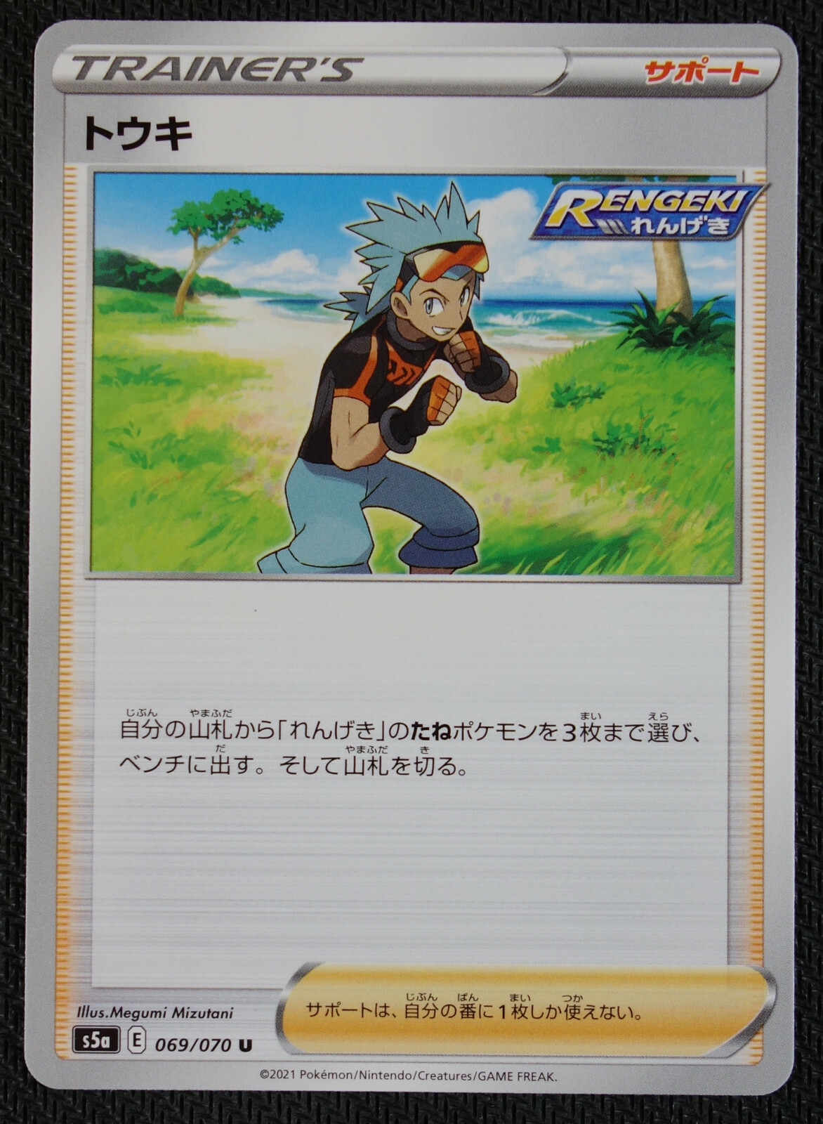 JAPANESE Pokemon Card Brawly 069/070 S5a Peerless Fighters NM/M