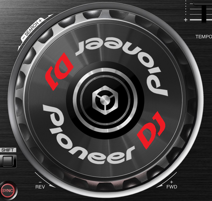 PIONEER DJ - DDJ 400 / DDJ RB JOG / SLIPMAT GRAPHICS / STICKERS