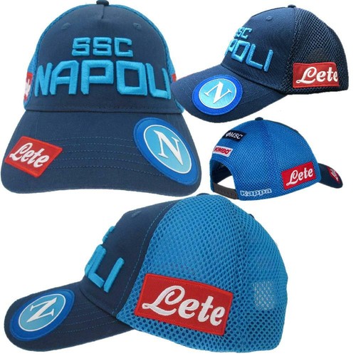 Cappello Calcio SSC Napoli Cappellino Visiera Ufficiale Kappa Lete PS 38415  | eBay
