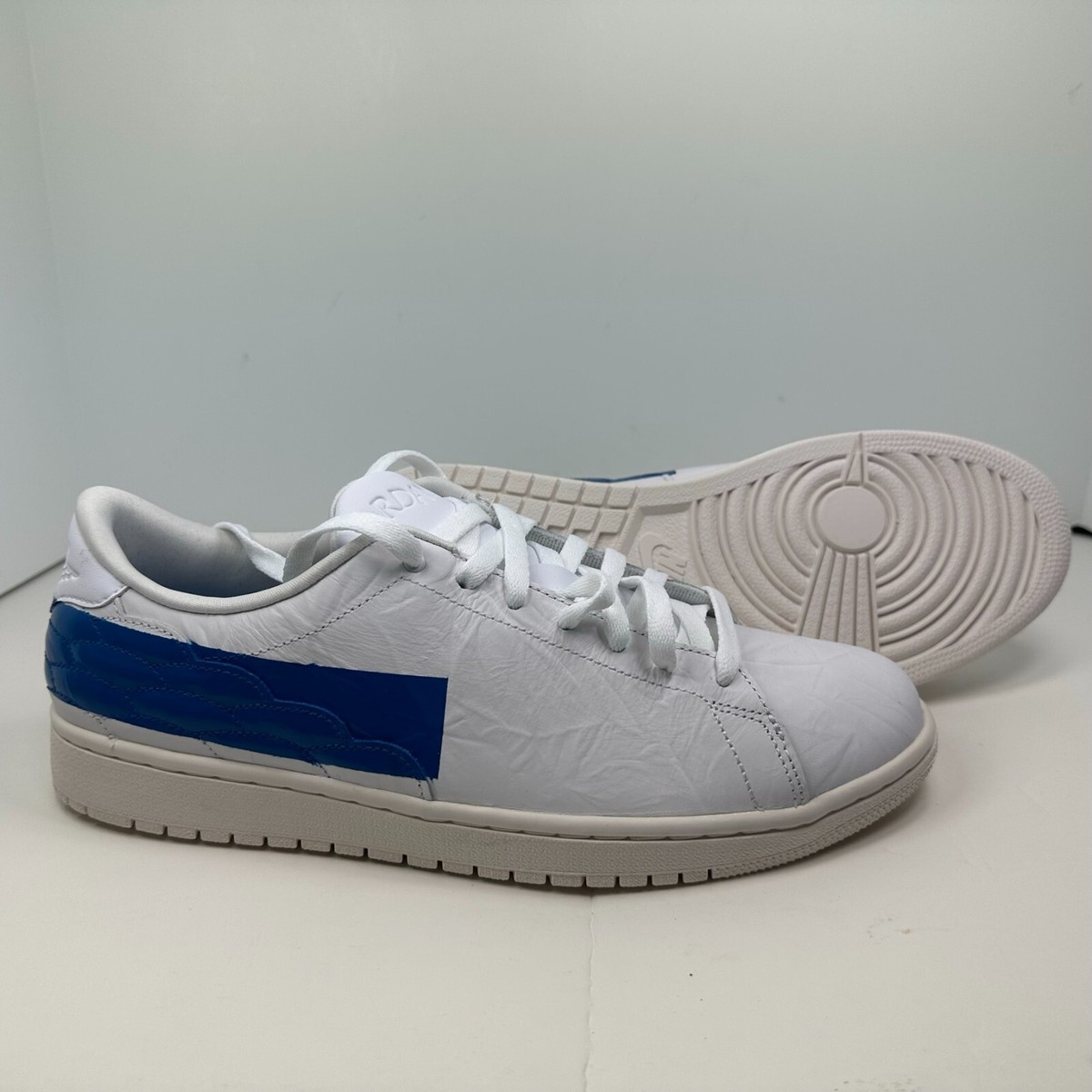 Nike Mens Air Jordan 1 Centre Court White Blue DJ2756 103 Size 10 New In Box Nike Air Jordan 1 Centre Court DJ2756-103 White Military  main image 4