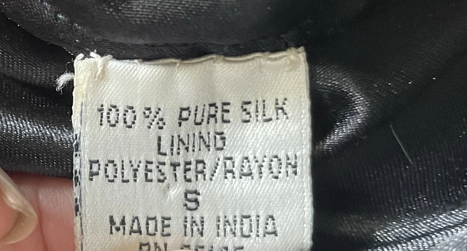 Vestido Vintage Años 90 DINASTÍA Cuentas Sin Espalda 💯 Seda Hollywood Glam 36 Pequeño Foto 2 de 4