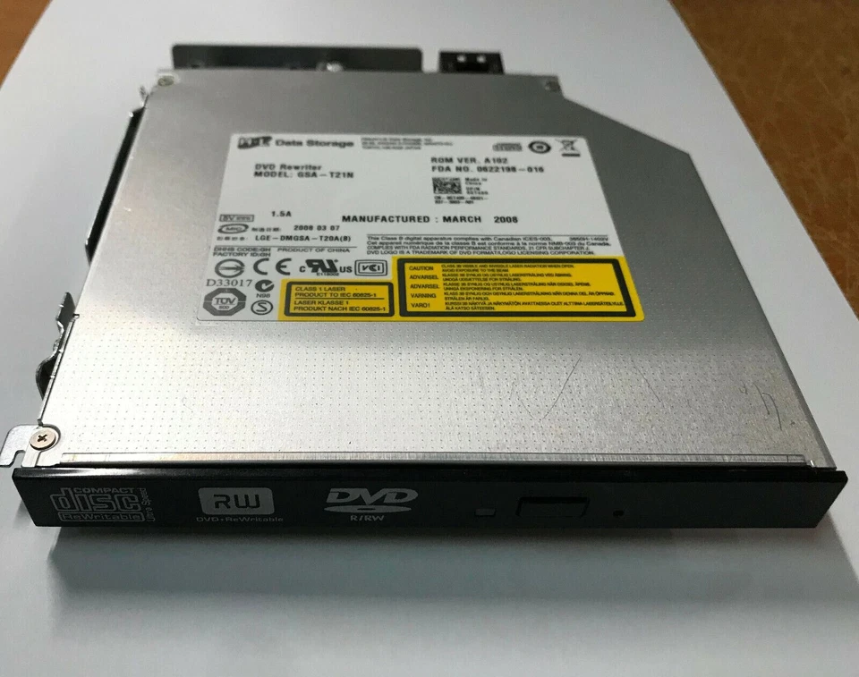 Genuine Hitachi LG GSA-T21N IDE CD DVD±RW Drive Dell Optiplex 740 755 745 0GT405 - Image 2 of 3