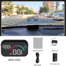 M22 Car Head Up Display Speed RPM MPH HUD GPS Speedometer Projector Screen Dashb