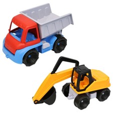 Pojazd piaskowy wywrotka koparka ciężarówka od 24 miesięcy 24 - 31 cm zabawka piaskowa ciężarówka samochodowa