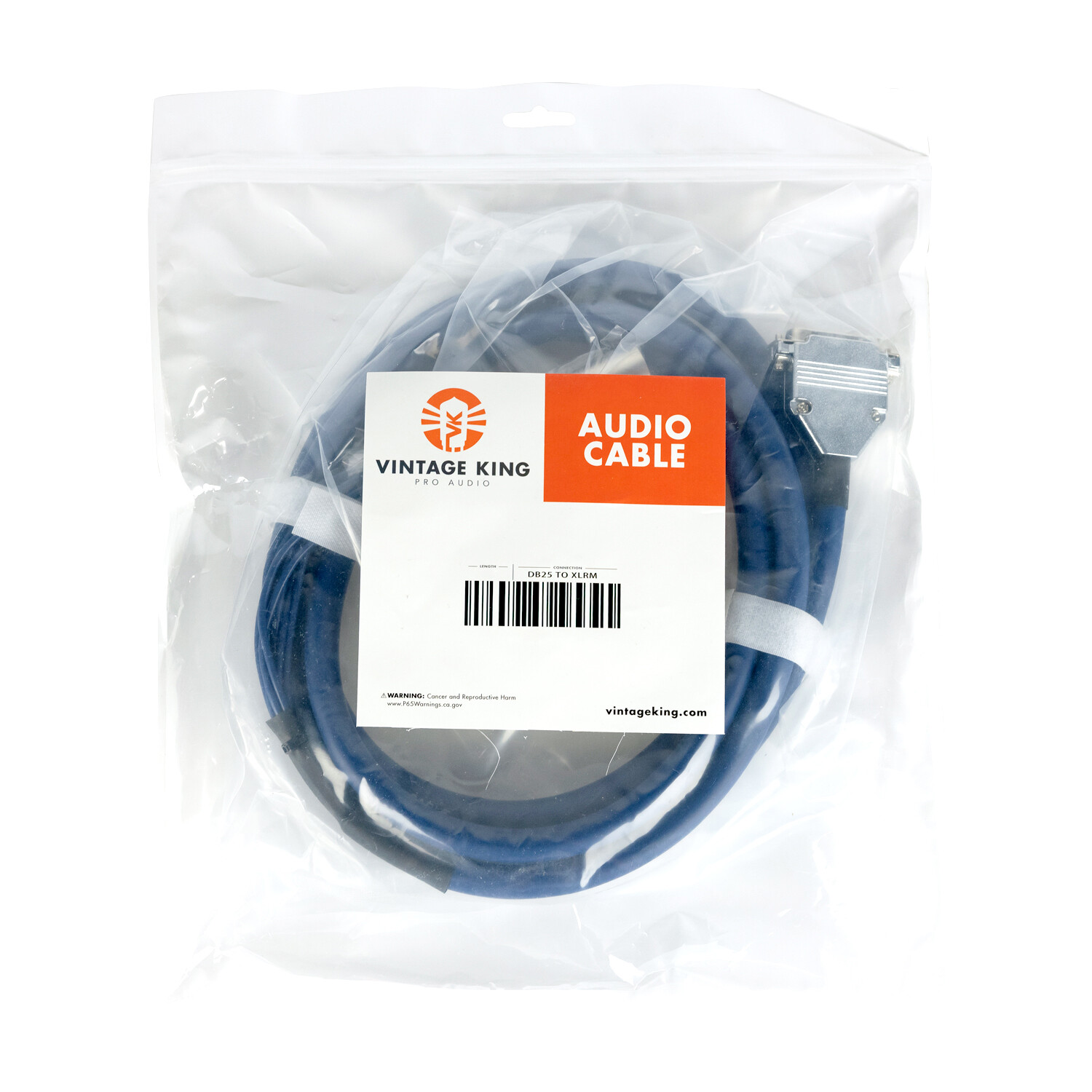 Многоканальный аналоговый кабель Vintage King Audio Value от DB25 до XLRM - 10 11890₽