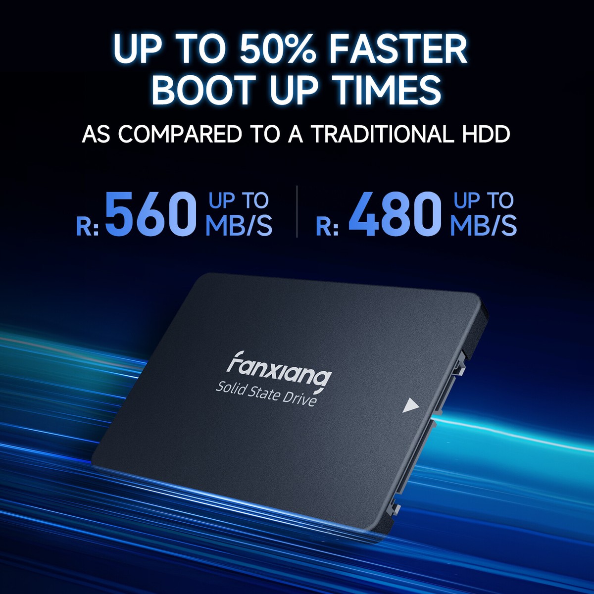 Fanxiang 512GB 1TB 2TB 4TB SSD 2.5'' SATA III 6Gb/s TLC Internal