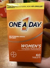 One A Day Women's Multivitamin & Multimineral Tablets 60 ct Expires 12/2024