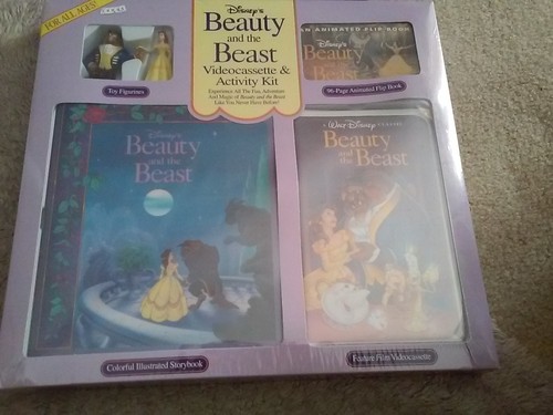 Disney Collectable..New NEVER Opened BEAUTY &THE BEAST Videocassette Activ - Picture 3 of 10