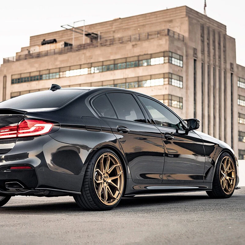 Gloss Black For BMW Car Universal 86.6 Side Skirt Extension Spoiler Splitter Kit — 第 2/4 张图片