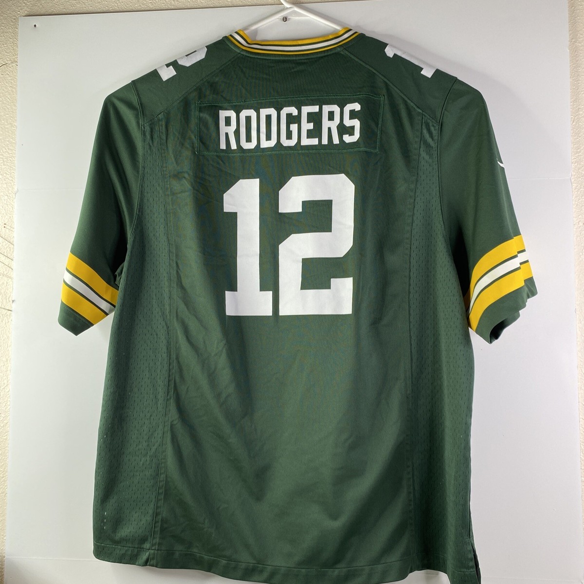 NFL Aaron Rodgers Jersey 12 Green Bay Packers Nike On Field