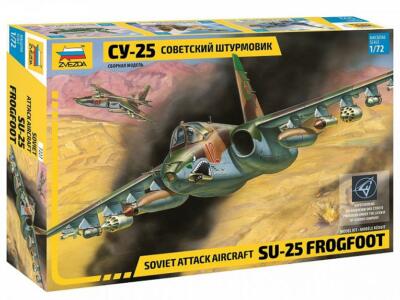 Soviet Attack Aircraft SU-25 Frogfoot	7227 Zvezda  1:72 New!