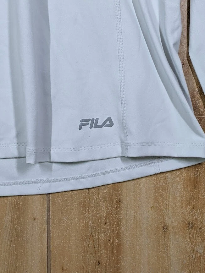 Fila Women's Midweight Training Pullover Hoodie Gray Medium Gorp - Image 4 of 4