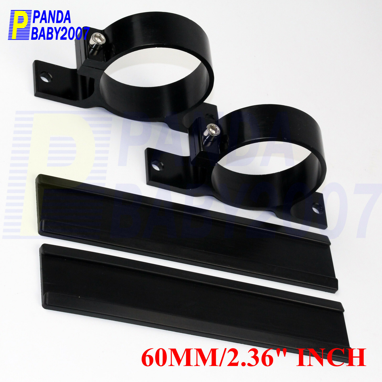 For BOSCH 044 Pump 2PCS BK 60mm AL Fuel Filter Bracket Mounting Clamp