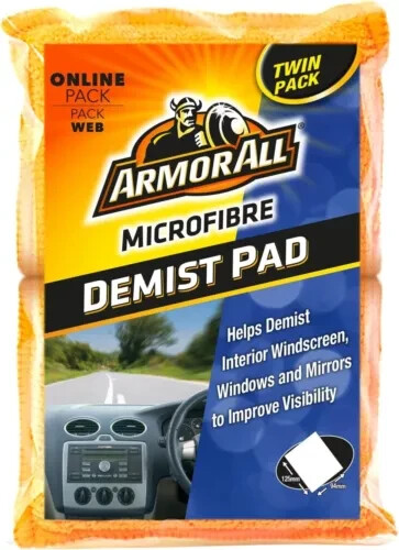 Armor All, Microfibre Car Demist Pad, Quick Demisting for Clear Gentle