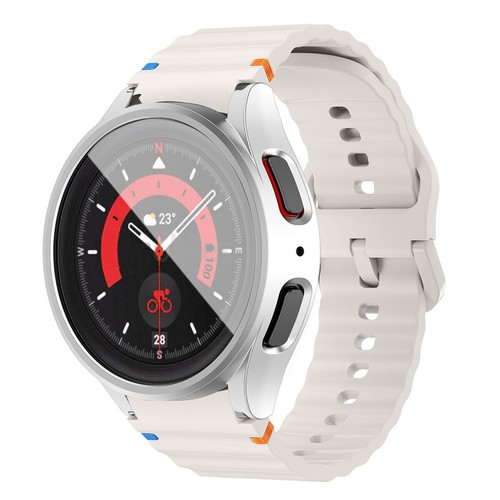 Silikonowy pasek + etui do Samsung Galaxy Watch 7 6 5 4 40mm44mm Band PC Case Cover - Zdjęcie 17 z 32