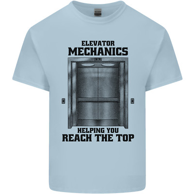 Aufzug Mechaniker Lift Engineer Kinder T-Shirt Kinder