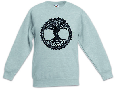OUROBOROS YGGDRASIL Kinder Pullover Snake Celtic Tree Loki of Life Weltenbaum