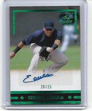 Ezequiel Duran 2020 Ultimate Leaf Draft RC Auto LAST GREEN Card Autograph 25/25