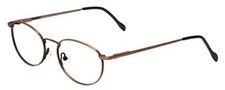 Reptile Komodo Designer Reading Glasses in Matte Bronze ; 0.00 DEMO LENS
