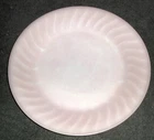 Vintage 1950's Fire King Pink Swirl Anchor Hocking OvenWare 9" Dinner Plate,Rare